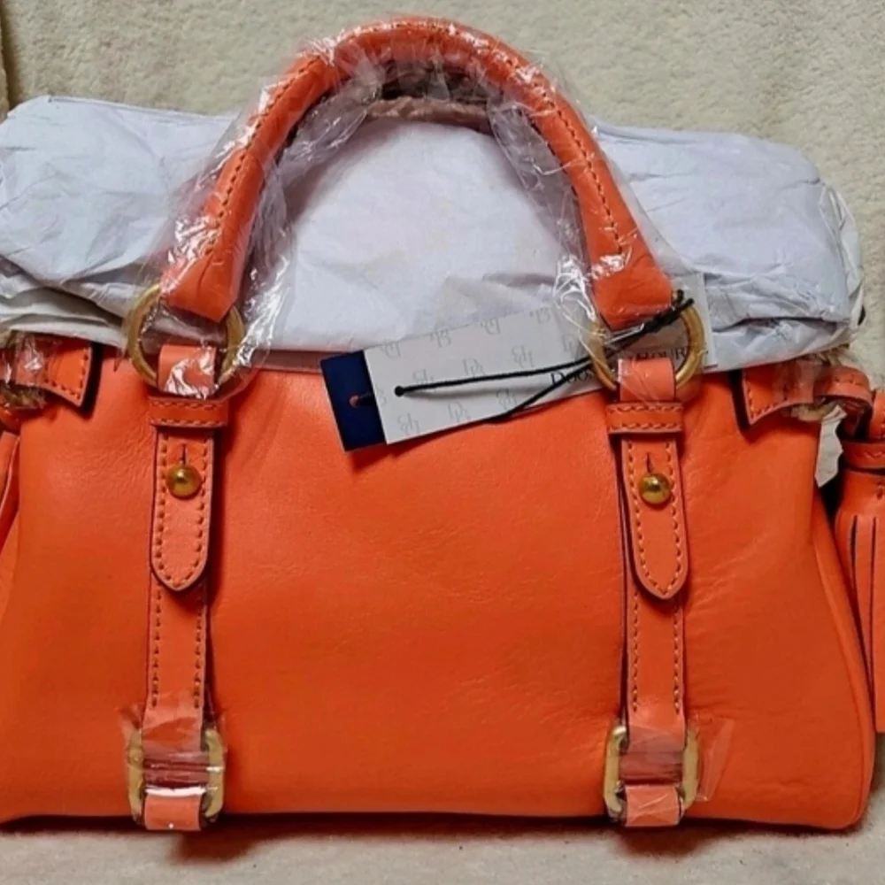 NWT Dooney & Bourke Mini Salmon Satchel - Picture 3 of 8